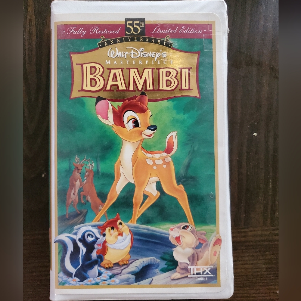 55th anniversary limited edition BAMBI vhs